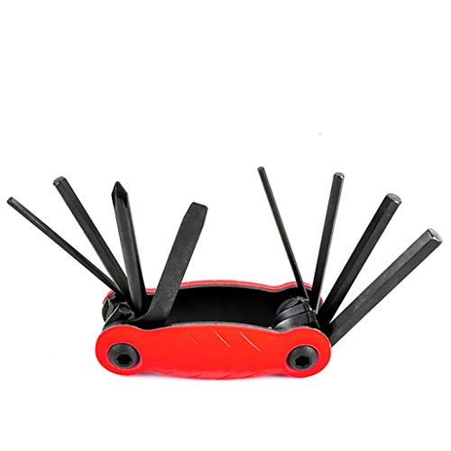 Fahrrad-Reparatur-Werkzeug-Kit Fahrrad-Werkzeug-Reparatur-Set Sechskant-Speichen-Fahrrad-Schraubendreher Stahl-Fahrrad-Multifunktionswerkzeug (Color : A)