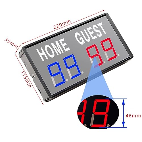 Marcador digital LED multideportivo para interiores miniatura 4