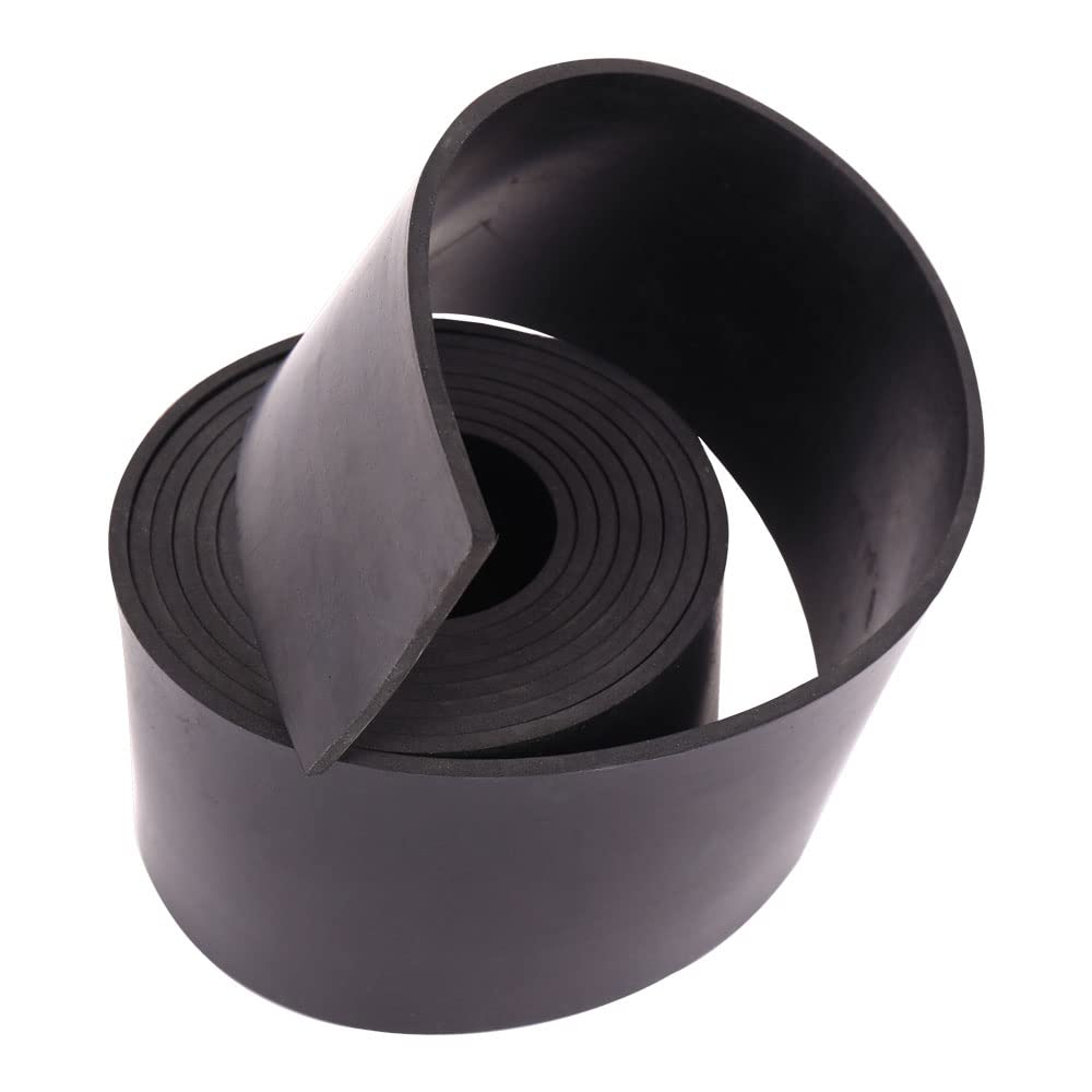 WiCo® NR/SBR schwarz 65Sh Rollen Gummistreifen 1mm x 700mm x 10 m