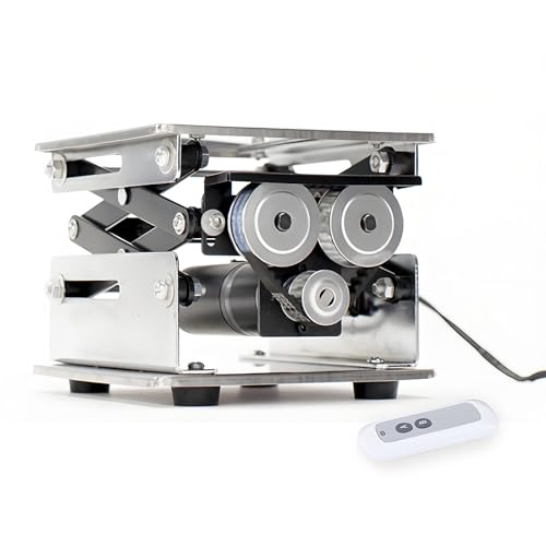 Sollevatore elettrico a forbice da laboratorio con telecomando, regolazione dell'altezza di 200 mm, per laboratori scolastici e produzione e attrezzature versatili