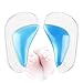 CAREOR 2 Paires Semelles de Soutien de l'arche, Pour Fasciite Plantaire / Arcades Tombées / épis Talons / Coussinets Métatarsiens / Amortisseurs Pour Femmes et Hommes (Bleu)