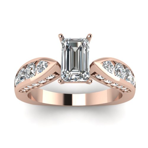 Bagues de fiançailles vintage en diamant : le cadeau idéal en or rose