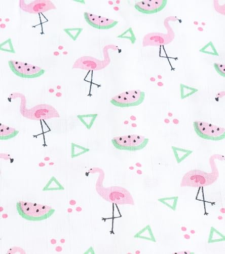 Image of YUV Baby Girls & Boys 100% Cotton Muslin Jabla Printed Snap Button T-Shirts, Pack of 5