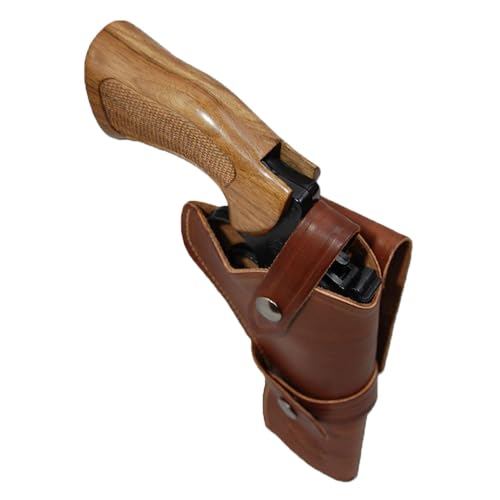 Steampunk Pistol Holster Medieval Faux Leather Revolver Belt Holster Retro Portable Gun Holder for Cosplay Props2