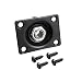uxcell 1/4 Inch 6.35mm Guitar Mono Output Jack Plate Input Socket for Electric Guitar, Black