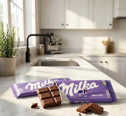 Image of Milka Alpine Milk Chocolate - 90g