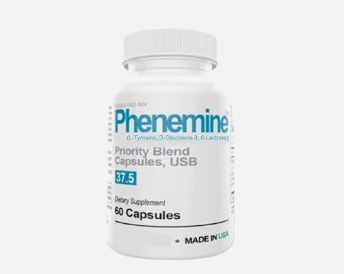 Phene.Mine 37.5, Max Strenght, Fast-Acting Formula, 60 Count