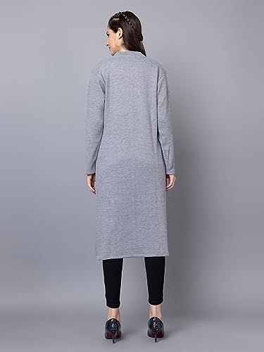 Image of Tysort Women's Winter wear Desiner Kurtas Embroidery Woolen Kurtis for Women