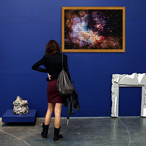Space Puzzle 1000 Pieces Adult, Solar System Galaxy Puzzle, Hubble-Westerlund 2 Planets Star Nebula Universe Picture Jigsaw Puzzle miniatura 5