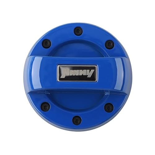 ジムニー JB64/JB74専用 ガソリン給油口キャップ ドレスアップ 外装アクセサリー 専用ロゴデザイン 取り替えグッズ フューエルキャップカバー ABS材質タンクカバー装飾カバー,ブルー