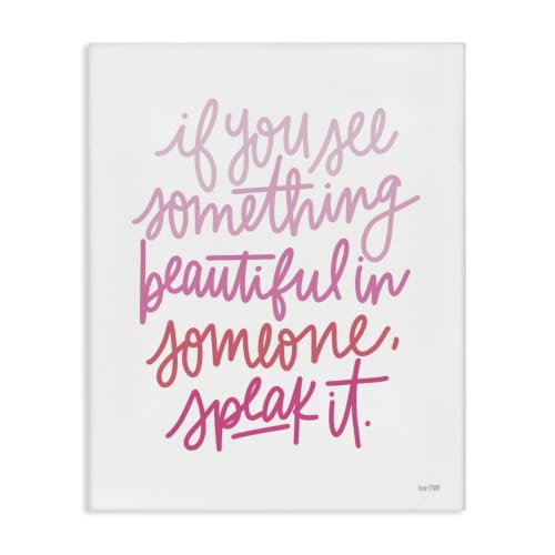 Pink Typography Motivational, 24 x 30 Inch Canvas Wall Art