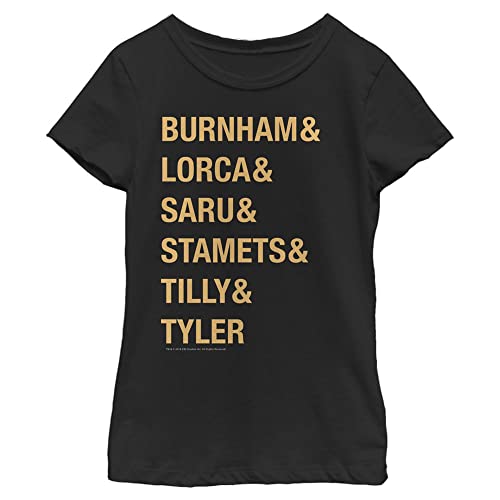 T-shirt Star Trek Nom Stack enfant confortable et facile à laver pour parents