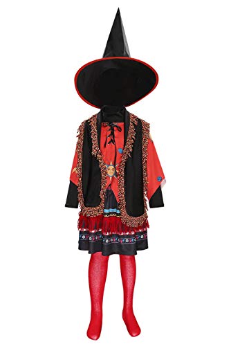 Auoctey Kids Girls Witch Costume Cosplay Dani Mary Sanderson Halloween Outfit Witch Dress Up Auoctey Kids Girls Witch Costume Cosplay Dani Mary Sanderson Halloween Outfit Witch Dress Up