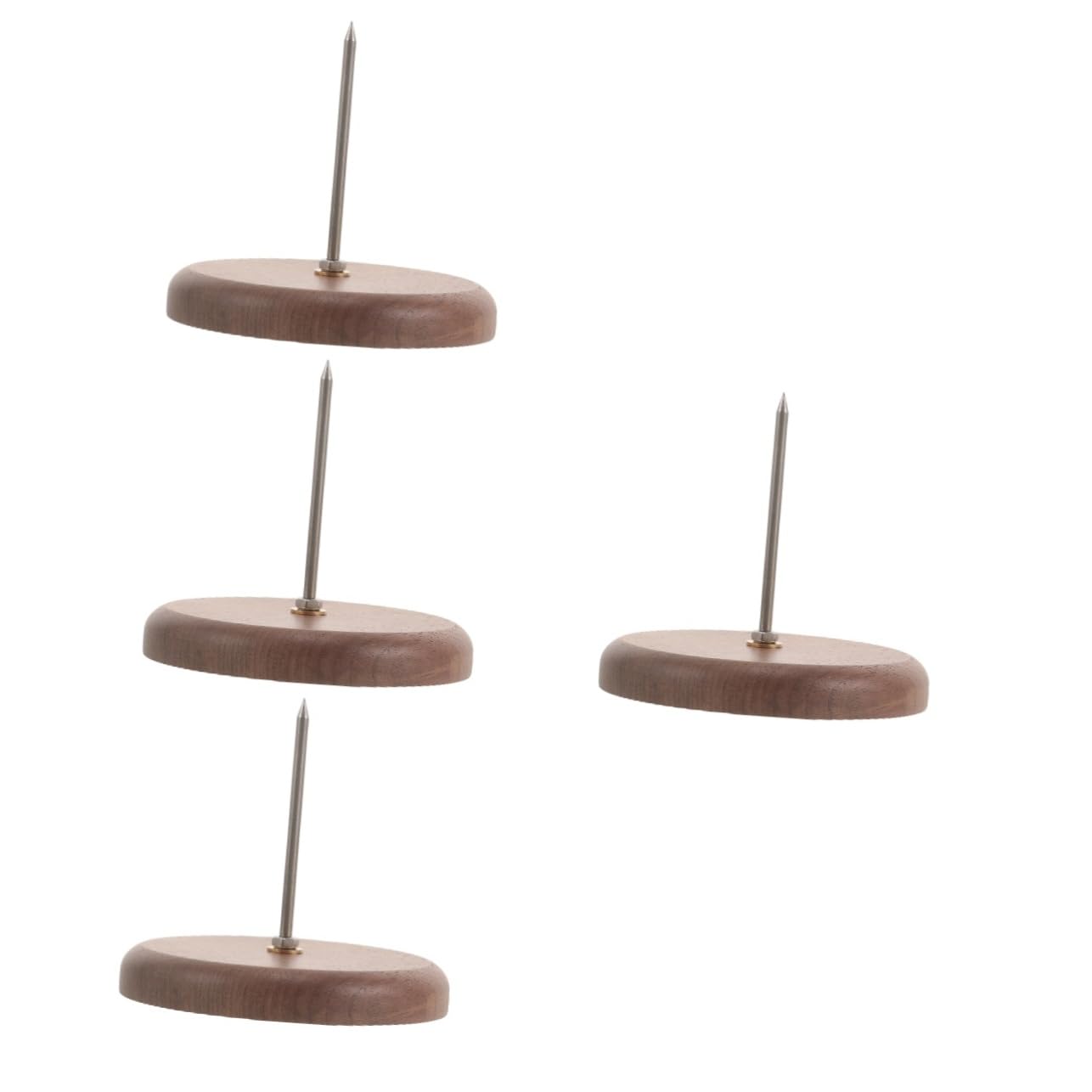 Operitacx 4piezas Organizador De Recibos Nogal Soporte Multifuncional Para Facturas y Notas Restaurante Oficina y Cocina