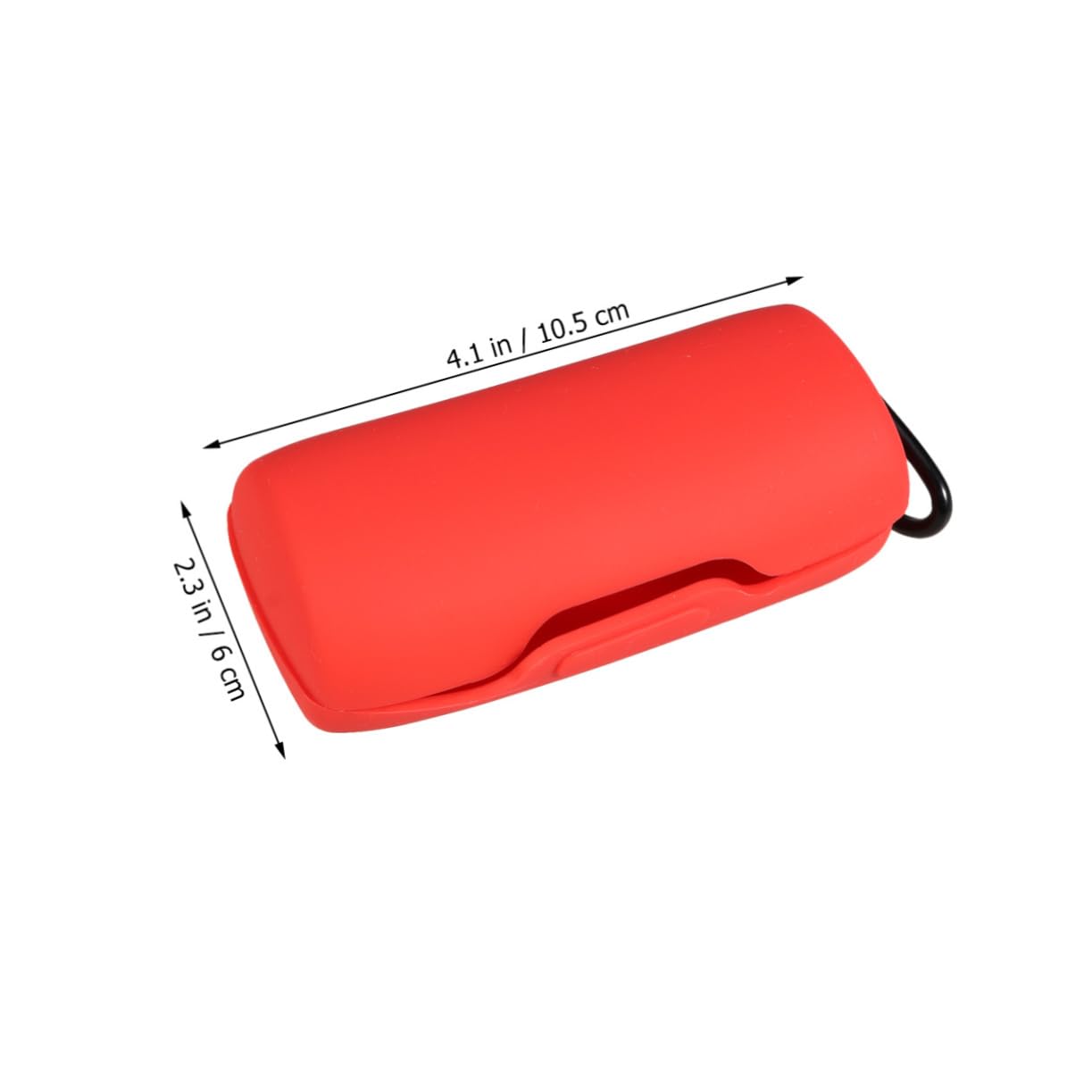 Angoily Caja De 3 Piezas Funda Protectora para Auriculares Caso inalámbrico Mini Auriculares Funda de Silicona para Auriculares Deportes Caja de Auriculares Estuche de Silicona Rojo