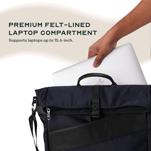 Image of Assembly Messenger Bag with Sleek Construction & Laptop Protection, Water-Resistant Laptop Bag for Office & Commuting