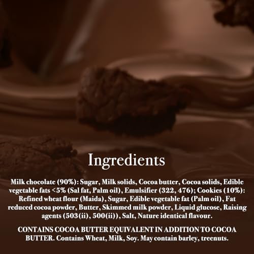 Image of Galaxy Cookie Crumble Chocolate Bar | Rich, Creamy & Crunchy | Loaded With Cookie Crumbles | 50g |Pack of 8