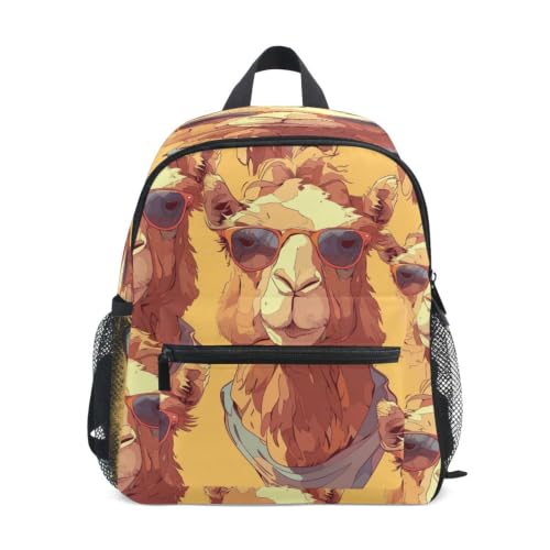 Sac à dos enfant chameau léger avec bretelles confortables pour l'école