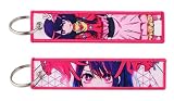 Pinstant Oshi no Ko My Favorite Idol Ai Hoshino Anime Manga Keychain Key Tag Chain Fob Ring
