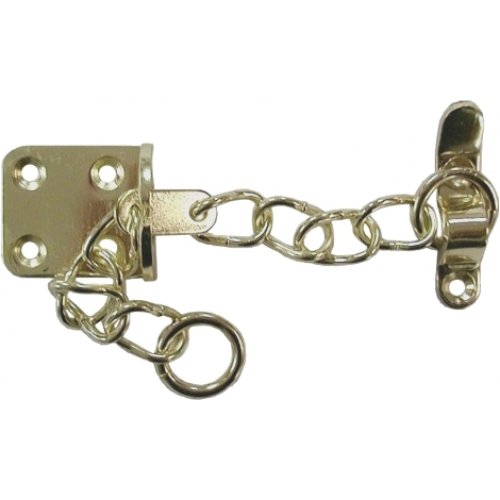 Heavy Duty Door Chain Steel-Brass Plated