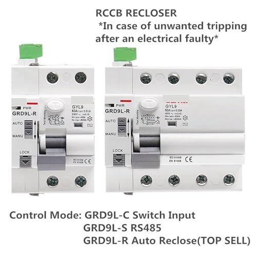 Disyuntor RCD rearmable para mantener la nevera y alarmas siempre conectadas ante tormentas 6