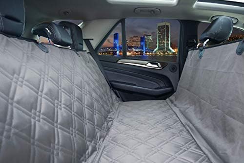 Bulldogology Pet Solutions XL-Grey Backseat w Cargo Liner Cover Bundle image 5
