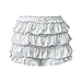 Lace Layered Skirt Pants for Women Ruffled Hem Sexy Skater Skort Y2k Summer Fashion Skirt(White, L)