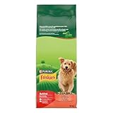 FRISKIES | Active | Chien | Croquettes 100% complètes et équilibrées pour Chien Adulte | au Boeuf | Aide à Maintenir Un Niveau d'énergie élevé | Sac | 18 KG