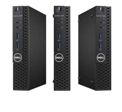 Dell Optiplex 3050 USFF Micro Mini PC Computer Intel Core i5-7500T Wi-Fi Windows 11 Pro (Renewed) (8GB - 256GB SSD)