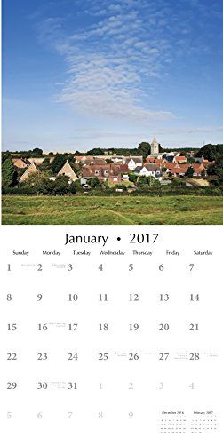 Bedfordshire Beautiful Sights And Photographed Scenery 2017 Monthly Wall Calendar, 12" X 12" #TOP4