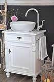 nostalgie waschbecken shop Massiv-Holz, B60 x H91 x T40 cm