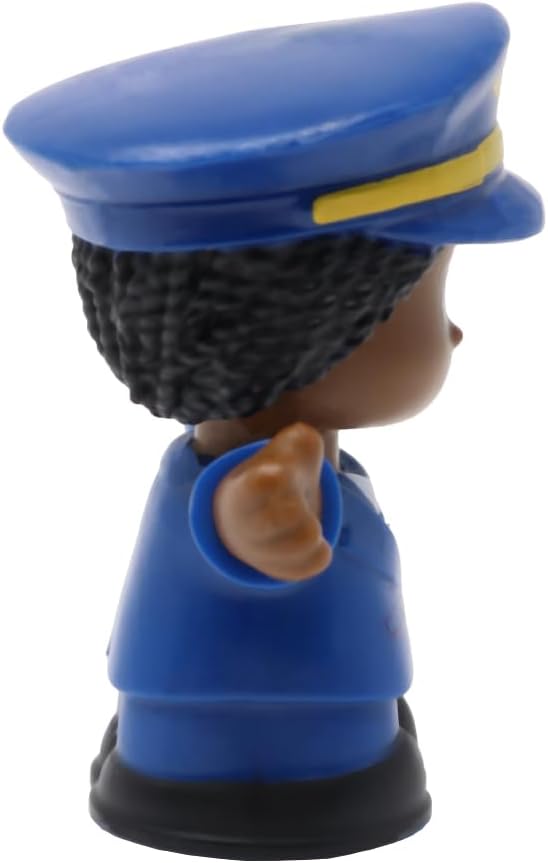 Fisher-Price Replacement Part for Collectible Little People Dream Airplane Shopping Dollhouse Family Playset HMG50 - Replacement African-American Female Airplane Pilot Figure image 2