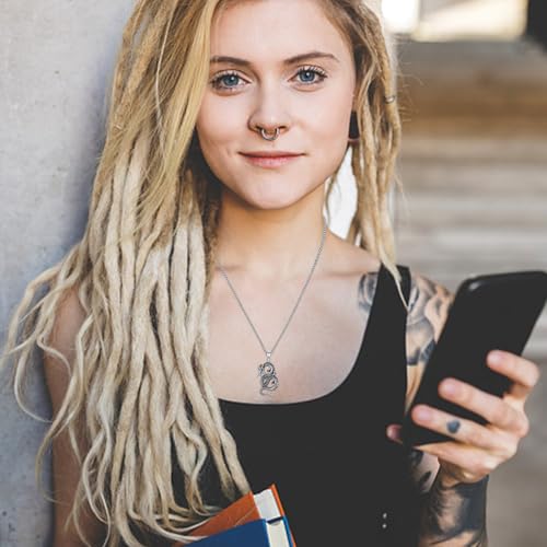 Dragon Necklace for Men 925 Sterling Silver Pendant Necklace Unisex Jewelry Valentine's Day Birthday Gift for Men Women 22+2 Inch Chain4