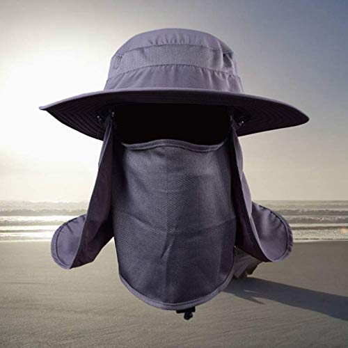 Chapéu de proteção solar UV PretyzOOM com proteção solar para o rosto para pesca ao ar livre, caminh
