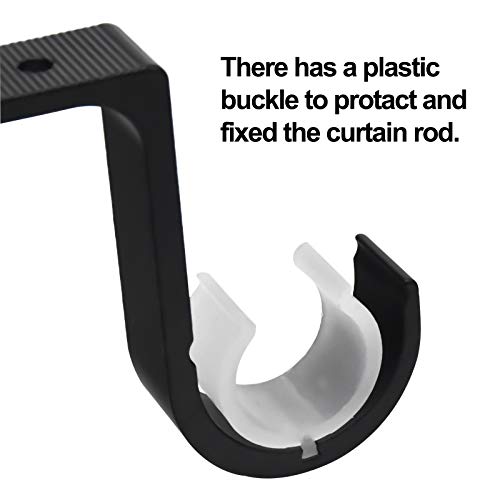 2 Pezzi Staffe per Aste per Tende, Doppio Supporto...