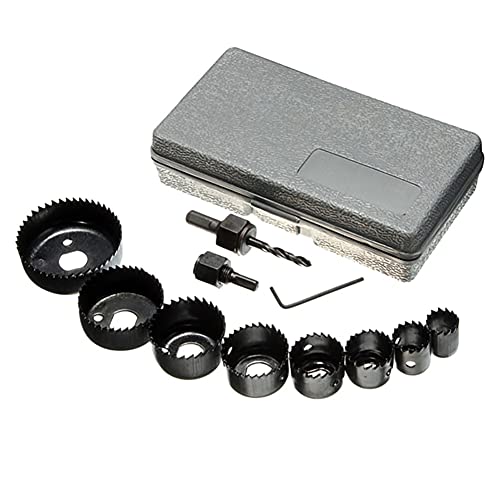 Juego de 11 brocas de sierra con punta de carburo para madera y metal miniatura 2