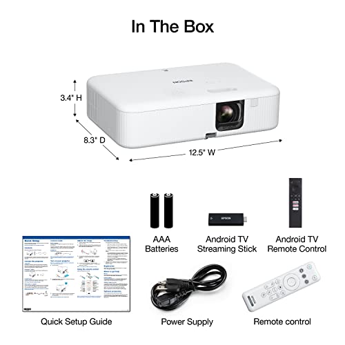 image for Epson EpiqVision Flex CO-FH02 Full HD 1080p Smart Streaming Portable P