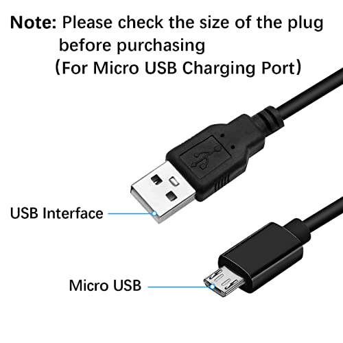 Led Light Up Dog Bark Collar Micro Usb Charger Cord-Charging Cable,Dog Training Shock Collar Charger Replacement Compatible For Nbju Patpet Bousnic Blazin Dog Care Invirox Barking Shock Collar Adapter #TOP2