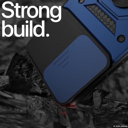 Image of AIBEX Back Cover for Redmi 13C 5G | D10 Tough Armor Case | Sliding Camera Shield | 360 Protection | Kickstand Ring Holder | Military-Grade Shockproof Bumper Case