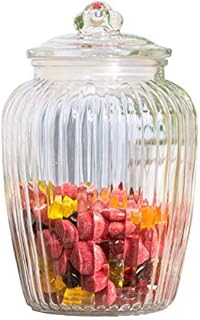 2280ml Ribbed Sweets/Biscuits Storage Jar