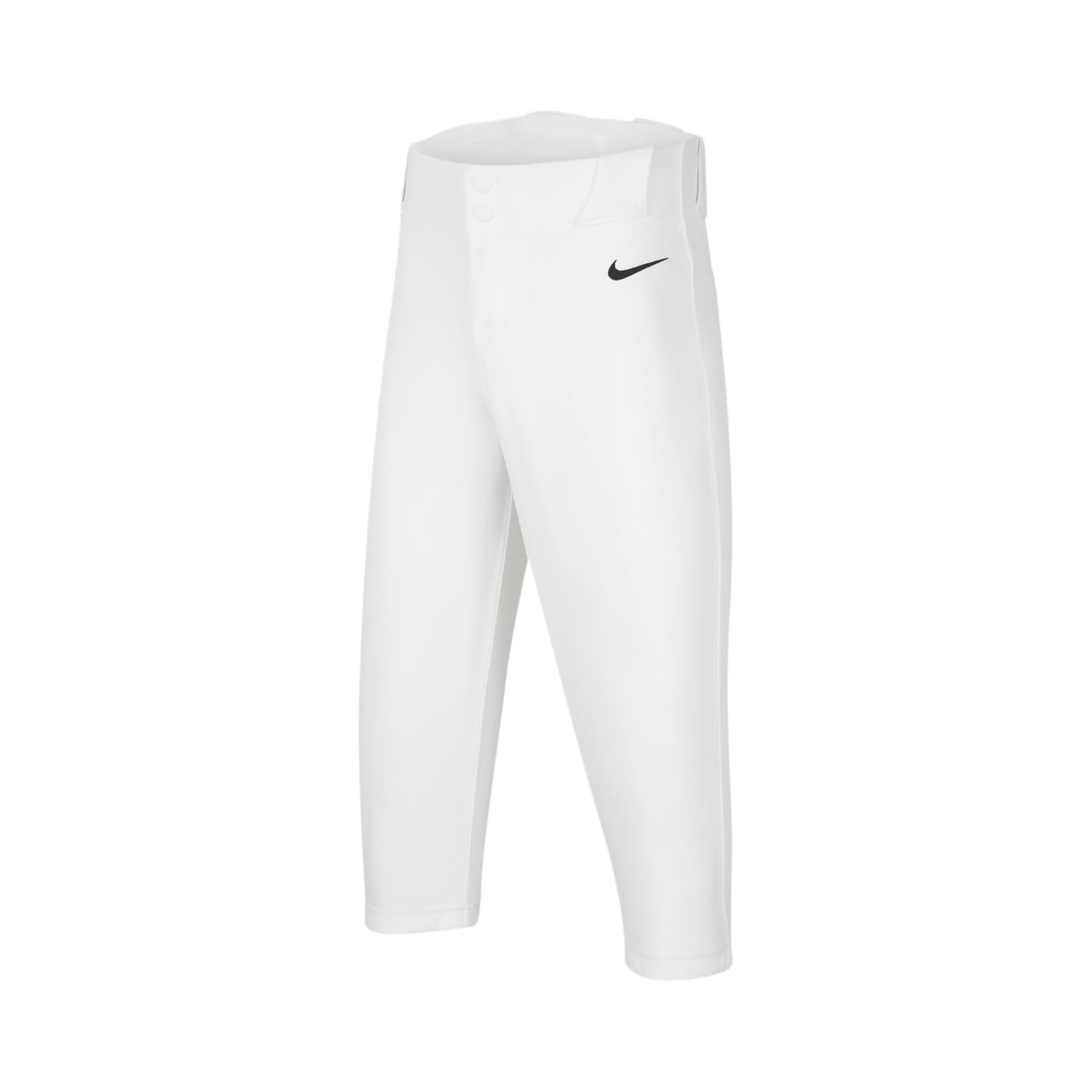 Nike Vapor Select 2 Big Kids' High Baseball Pants (DX9168-100, White/Black) Size X-Small