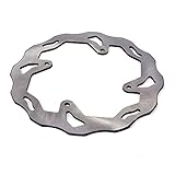 JFG RACING 240MM Rear Wavy Brake Disc Rotor For For Honda CR125R 02-07 CR250R 02-07 CRF250R 04-17 CRF450R 02-17 CRF450RX 17 CRF250X 04-17 CRF450X 05-17