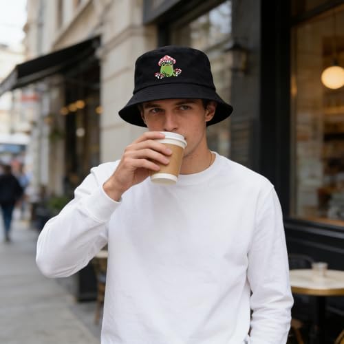 Sombrero tipo Bucket unisex de algodón para verano miniatura 2