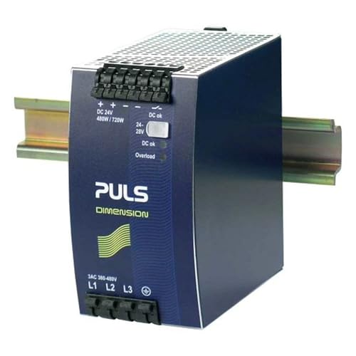 PULS QT20.241-25~70���A480���b�g�ADIN���[���}�E���g�A����:0.65-0.9�A���y�A 3�t�F�[�Y 380-480 V +15% 50/60 HZ�A�o��:17.5-20 AMP 24-28 VDC�A�d��