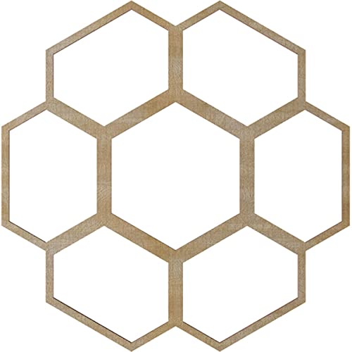 Image of Ekena Millwork 20 inchOD x 7 inchID x 3 /8 inchT Florin Wood Fretwork Pierced Ceiling Medallion, Birch