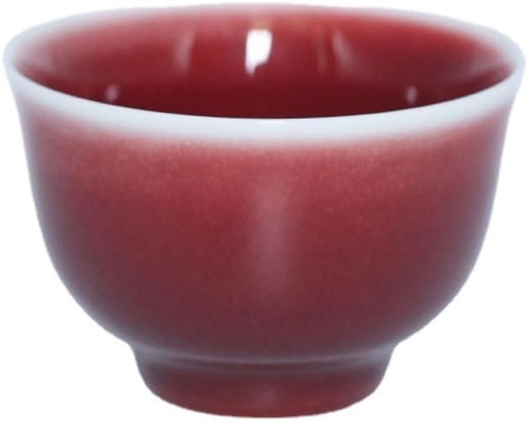 Tea Cup Lang Red Glaze Chinese Ceramic Kung Fu 60ml Small Teacup Wine Room Suitable For Collection Gift all Appropriate Mug
