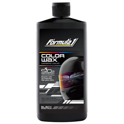 Formula 1 617039 Sio2 Ceramic Liquid Wax Coating For Car Paint, Black cover