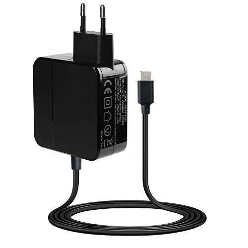 LotFancy USB C Ladegerät 45W Type C Netzteil, Wandladegerät Power Delivery für Nintendo Switch/Switch Lite, Laptop, MacBook, Dell XPS, Lenovo ThinkPad, Unterstützt TV Modus