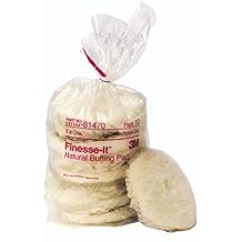 3M Finesse-it Natural Buffing Pad 81470, 3 in