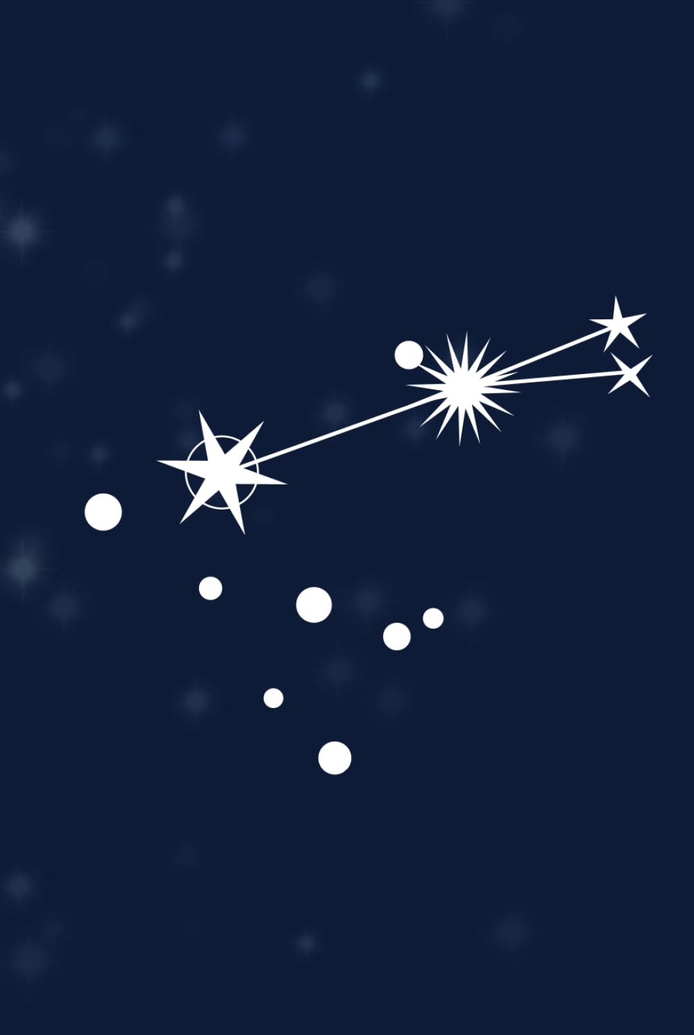 Constellations Quotes Notebook: Hardcover, 120 Pages, Medium 6 inches x 9 inches - Sagitta